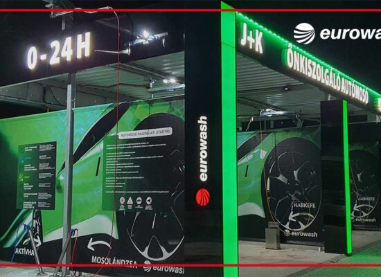 Spalatorie auto self service Eurowash